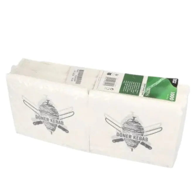 Döner 16x16cm Dönertüten Fettdicht von Papstar 1000 Stück Kie.Com UG
