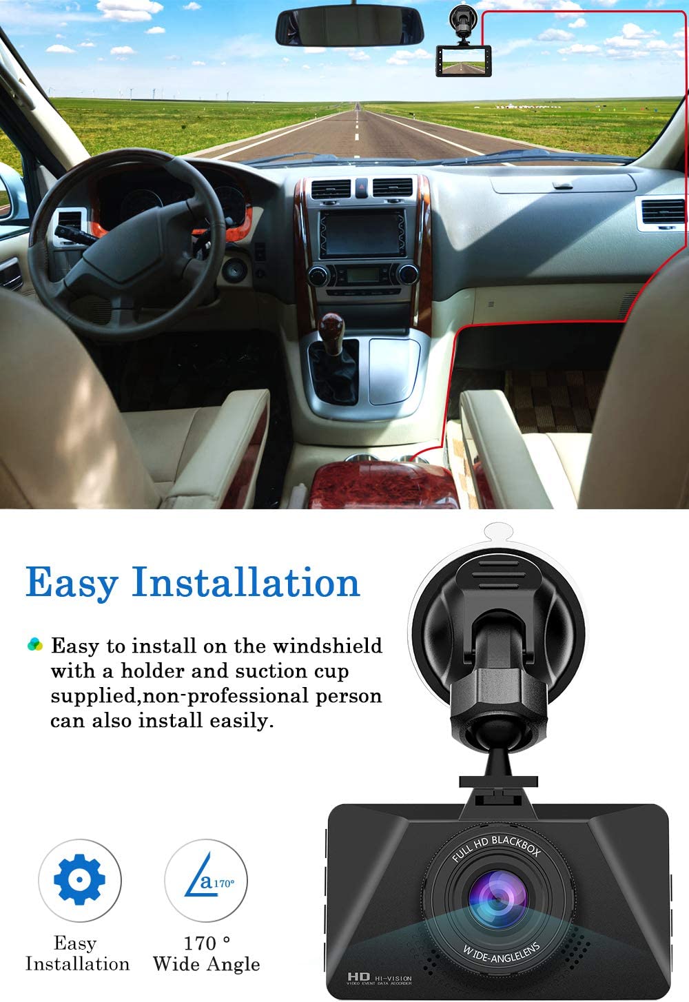 Dashcam Bt- 11 von Chortau