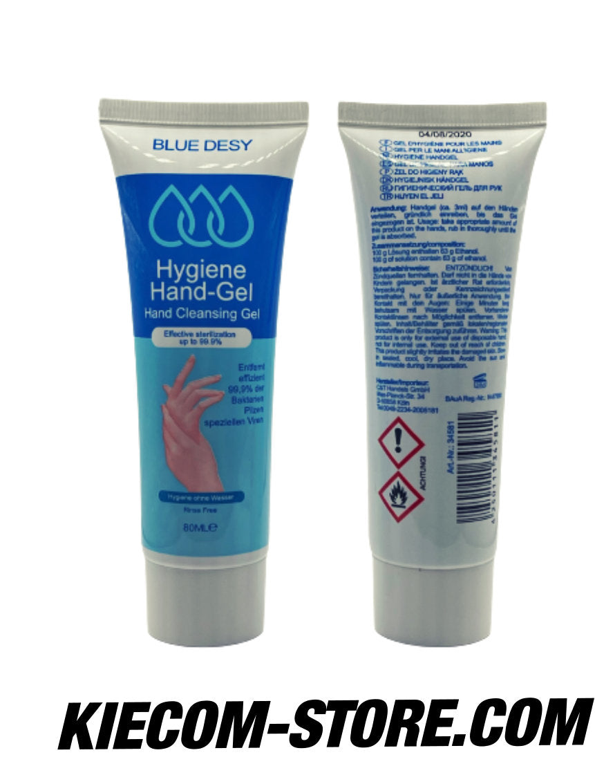 Desinfektionsmittel Händedesinfektionsgel von Blue Desy 80ml