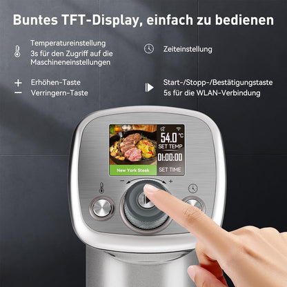 Niedrigtemperatur-Schongarer Sous Vide Garer Stick von KitchenBoss G320