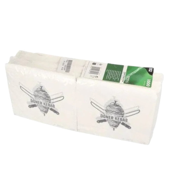 Döner 16x16cm Dönertüten Fettdicht von Papstar 1000 Stück