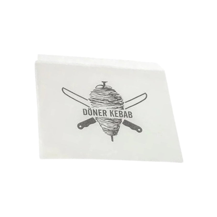 Döner 16x16cm Dönertüten Fettdicht von Papstar 1000 Stück