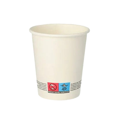 Pappbecher für Heißgetränke, 0,2 l weiss von Starpak 50 Stück