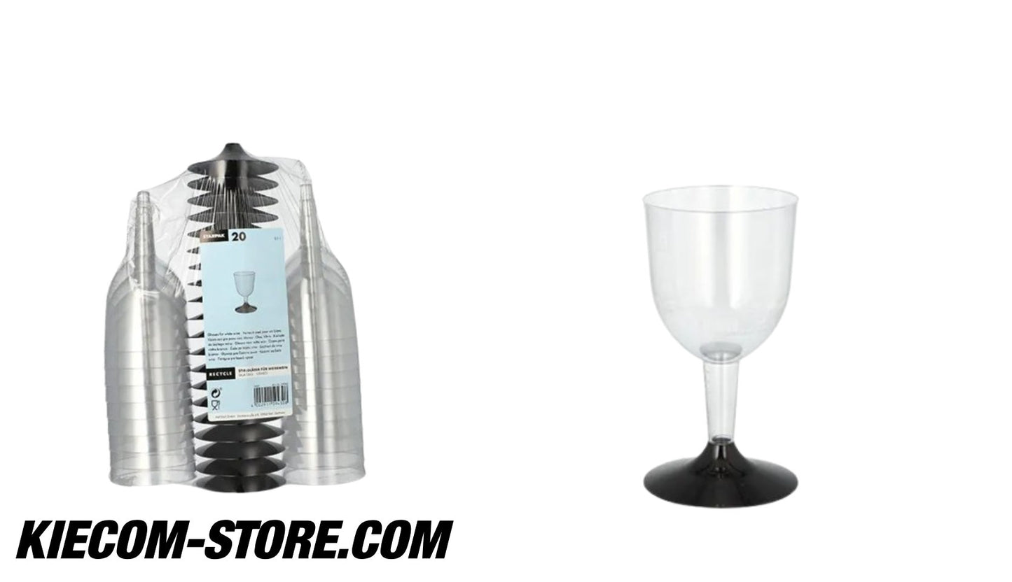 Weißweingläser Einweg, 0,1 l, glasklar, PS, Ø 6,7 cm, 11 cm