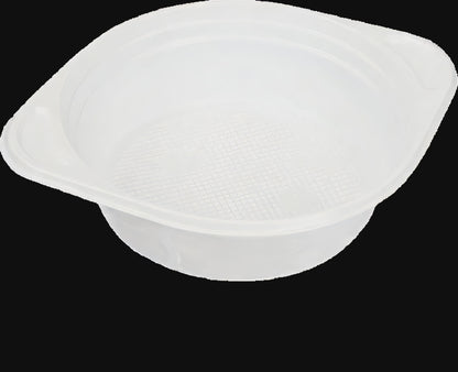Suppenschalen PP rund 500ml Ø 15,6 cm · 4,5 cm weiss mit Anfasser